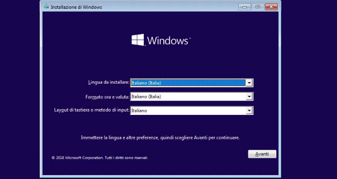 Come installare Windows 10?